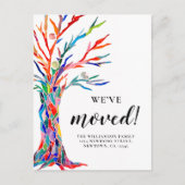 Nous avons déplacé Moving Faire-part carte postale (Devant)