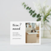 Nous avons déplacé Moving Faire-part Photo 2. Cart (Debout devant)