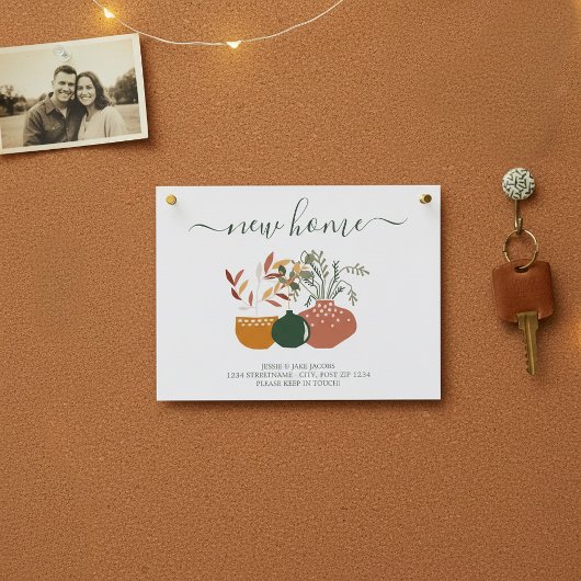 Nous avons déplacé, nouvelle carte de faire-part d