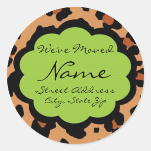 Nous avons déplacé un autocollant Lepord personnal