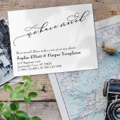 Nous Avons Déplacé Un Nouveau Faire-part D'Adresse