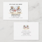 Nous avons déplacé un nouveau Faire-part de déplac (Devant / Derrière)