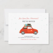 Nous avons déplacé un nouveau Faire-part de déplac (Devant)