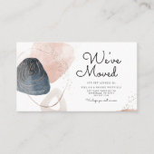 Nous avons déplacé un nouveau Faire-part de déplac (Devant)