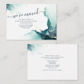 Nous avons déplacé un nouveau Faire-part de déplac (Devant / Derrière)