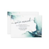 Nous avons déplacé un nouveau Faire-part de déplac (Devant/Arrière en situation)