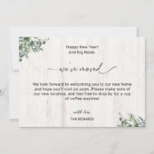 Nous avons déplacé un nouveau Faire-part de déplac (Dos)