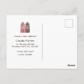 Nous avons déplacé une nouvelle carte de faire-par (Dos)