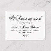 Nous avons déplacé une nouvelle carte d'insertion  (Devant)