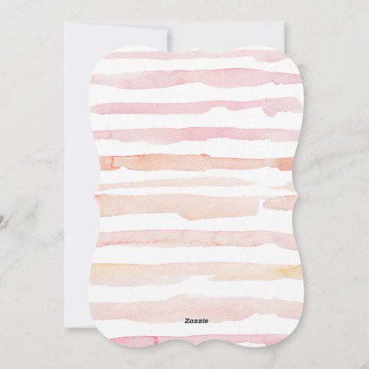 Nous avons des faire-part de mariage d'aquarelle f (Dos)