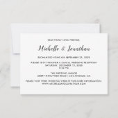 Nous avons développé un faire-part photo moderne m (Dos)