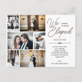 Nous Avons Elopé, Elopement Carte Postale (Devant)