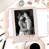 Nous Avons Elopé Faire-part Real Foil Headline