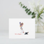 Nous avons Eloped... Las Vegas Carte Postale Marié (Debout devant)