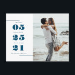 Nous Avons Été | Carte postale<br><div class="desc">Ce faire-part d'élévation est une adorable façon de dire au monde votre date de mariage. Vous pouvez customiser cette carte pour répondre à vos besoins.</div>