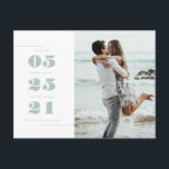 Nous Avons Été | Carte postale<br><div class="desc">Ce faire-part d'élévation est une adorable façon de dire au monde votre date de mariage. Vous pouvez customiser cette carte pour répondre à vos besoins.</div>