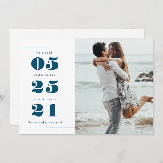 Nous Avons Été | FAIRE-PART (Devant / Derrière)