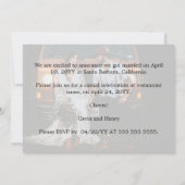 Nous Avons Été | Faire-part photo de lettres bross (Dos)