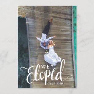 Nous Avons Été La Célébration Faire-part Post-Mari