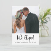 Nous Avons Été | Photo Mariage Faire-part et parti (Debout devant)