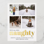 Nous avons été vilaine Faire-part de grossesse Noë (Recto)