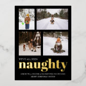 Nous avons été vilaine Faire-part de grossesse Noë (Recto)