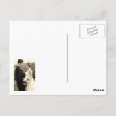 Nous avons fait la carte postale de mariage (Dos)