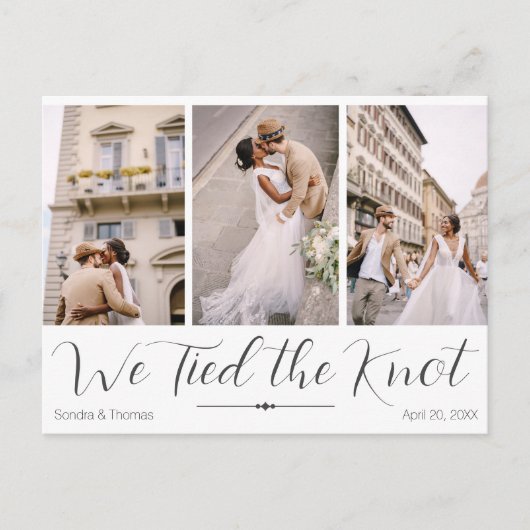 Nous avons fait le nœud Carte postale de fuite amo (Devant)