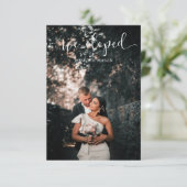 Nous avons Fugué Annonce de Mariage Invitation Pho (Debout devant)