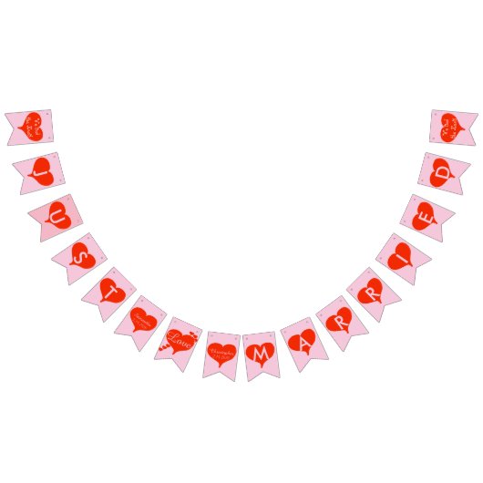 Nous avons lié la bannière de Bunting Mariage de K (Tout)