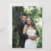 Nous Avons Lié Le Faire-part D'Elopement De La Bou (Dos)