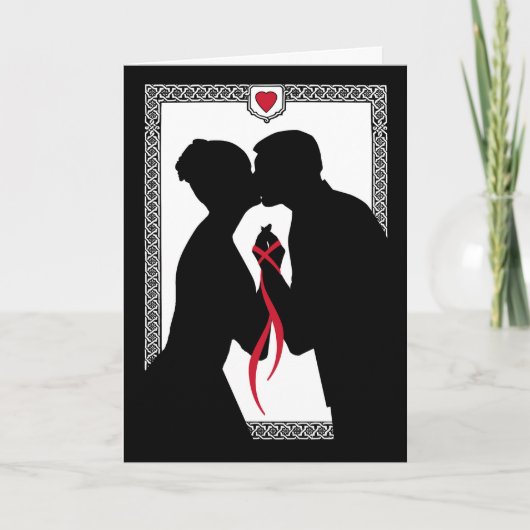 Nous avons lié le noeud, la main du Faire-part mar (Devant)