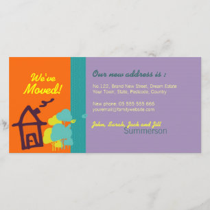 Nous avons Moved pastels Carte photo