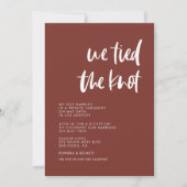 Nous avons noué le nœud Carte élégante en terre cu (Devant)