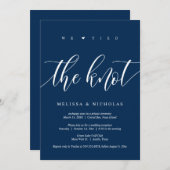 Nous avons noué le nœud, Invitation à la fête d'él (Devant / Derrière)