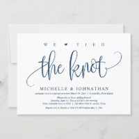 Nous avons noué le nœud, Invitation de mariage fug