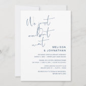 Nous avons noué le nœud, Invitation d'élopement de (Devant)