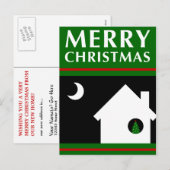 nous avons présenté joyeux faire-part de noël (Devant / Derrière)