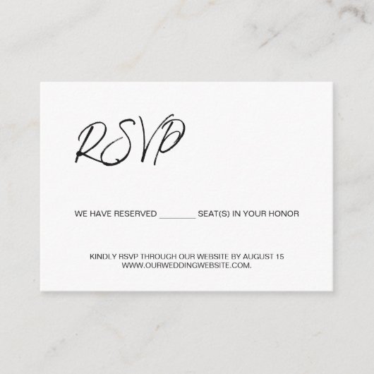 Nous avons réservé des places pour vous modèle bud (Devant)