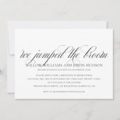 Nous Avons Sauté La Salle | Carte Faire-part Maria (Devant)