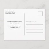 Nous avons testé une Faire-part de grossesse drôle (Dos)