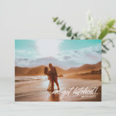 Nous Avons Un Faire-part Photo Mariage Accroché (Debout devant)