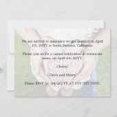 Nous Avons Un Faire-part Photo Mariage Accroché (Dos)