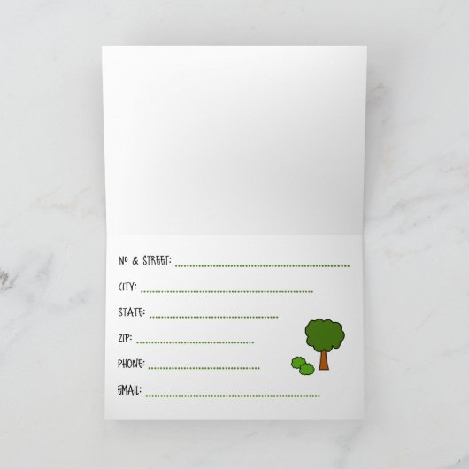 Nous Avons Un Nouveau Faire-part D'Adresse