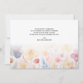 Nous avons une carte de faire-part de mariage flor (Dos)