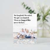 Nous Avons Une Carte De Vacances Photo Funny Vacci (Debout devant)