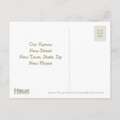 Nous avons une nouvelle adresse - Carte postale - (Dos)