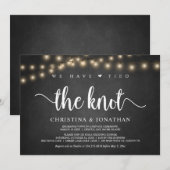 Nous avons uni nos vies, Faire-part de mariage en  (Devant / Derrière)