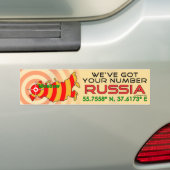 Nous avons votre numéro Russie Sticker pare-chocs (En voiture)