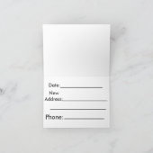 Nous déménageons~ Carte de voeux (Intérieur)